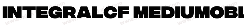 IntegralCF MediumOblique字体转换